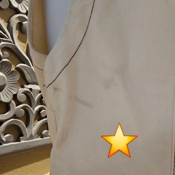 Title: KUT from the Kloth Cream Denim Dress M Classic Vintage Utility **NWT** - Picture 8 of 14